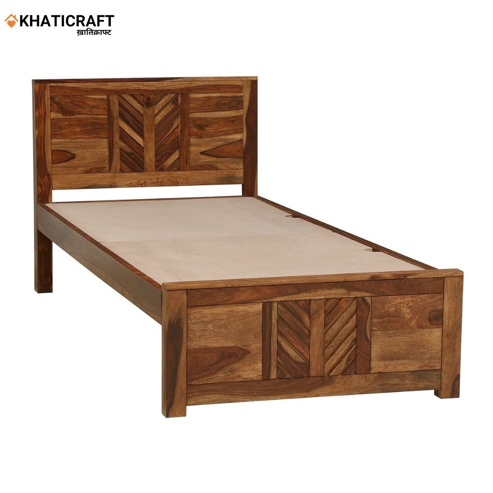 Antara Solid Wood Sheesham  Single Bed