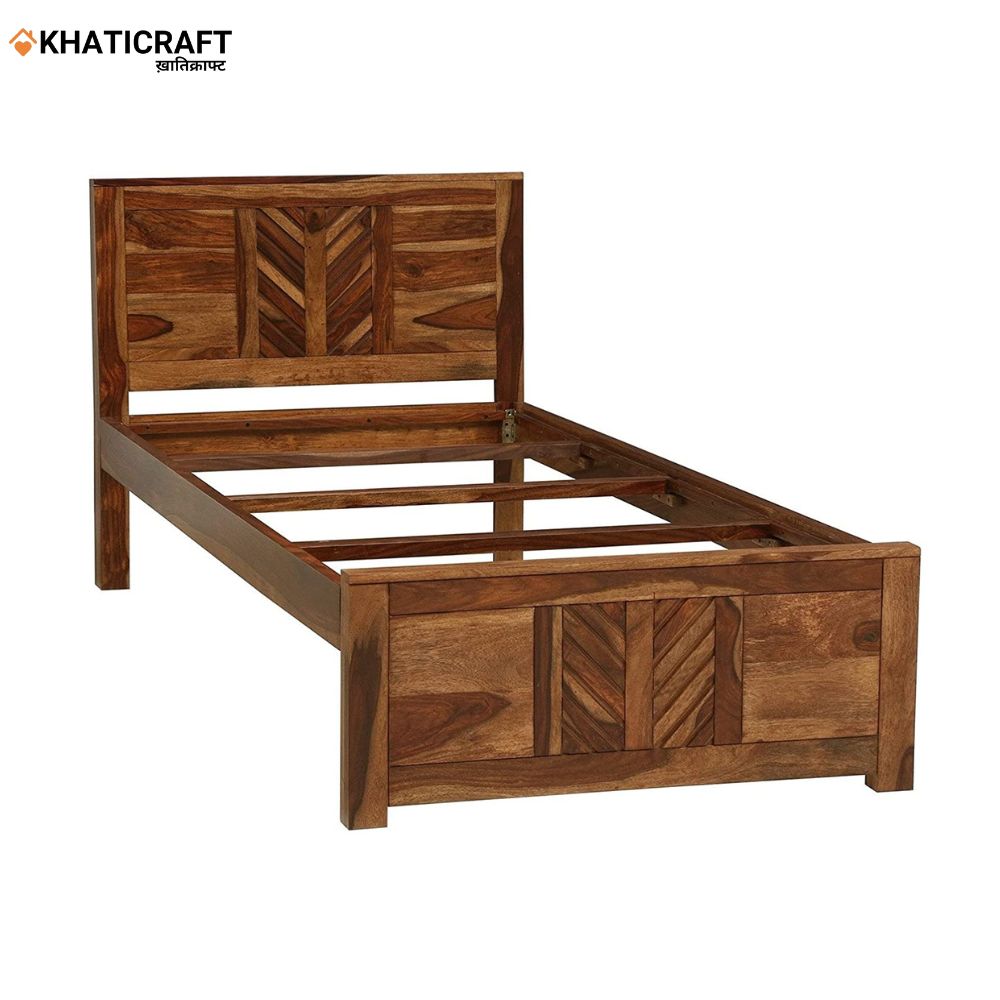 Antara Solid Wood Sheesham  Single Bed