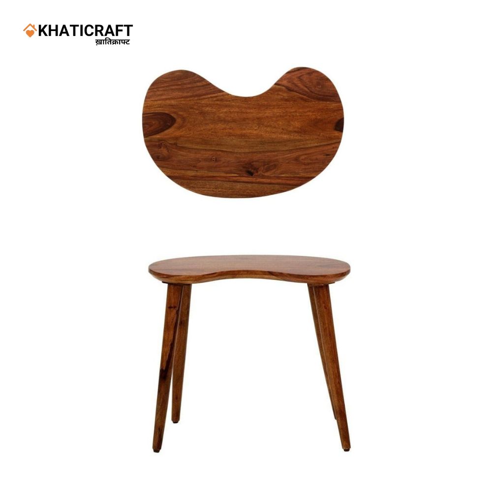 Chavi Solid Wood Sheesham Nested Stool Set