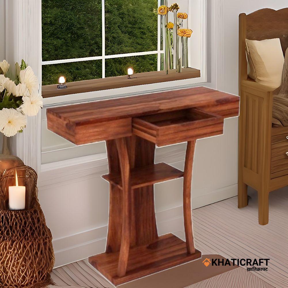 Kian Solid Wood Sheesham Console Table