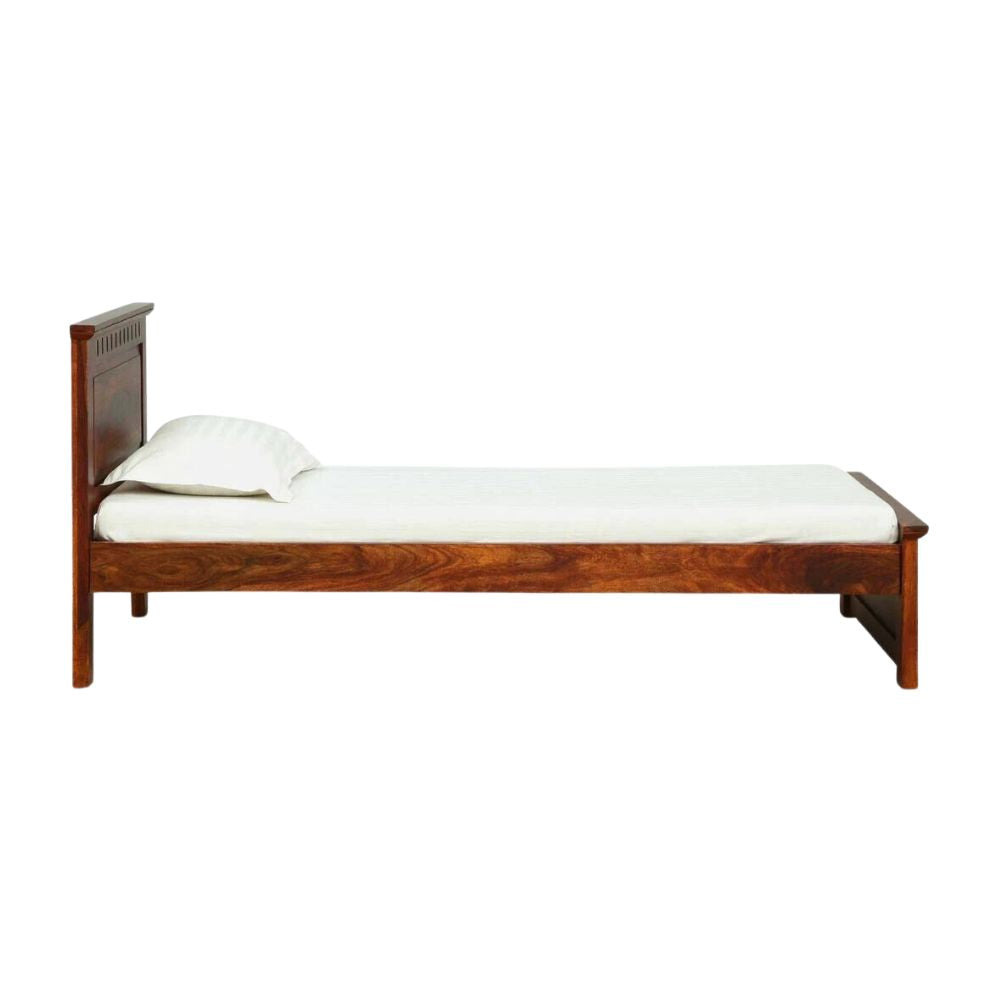 Kuber Solid Wood Sheesham Single Bed