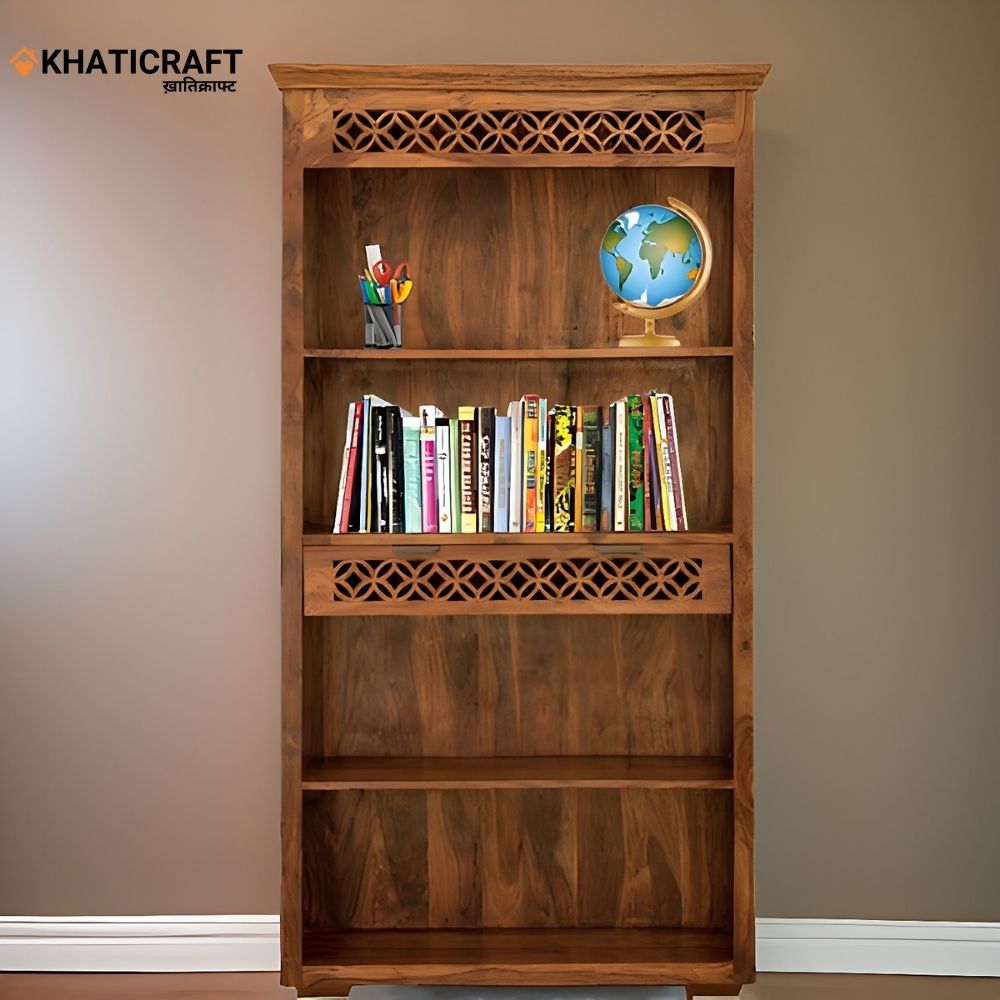 Mira Solid Wood Sheesham Bookshelf