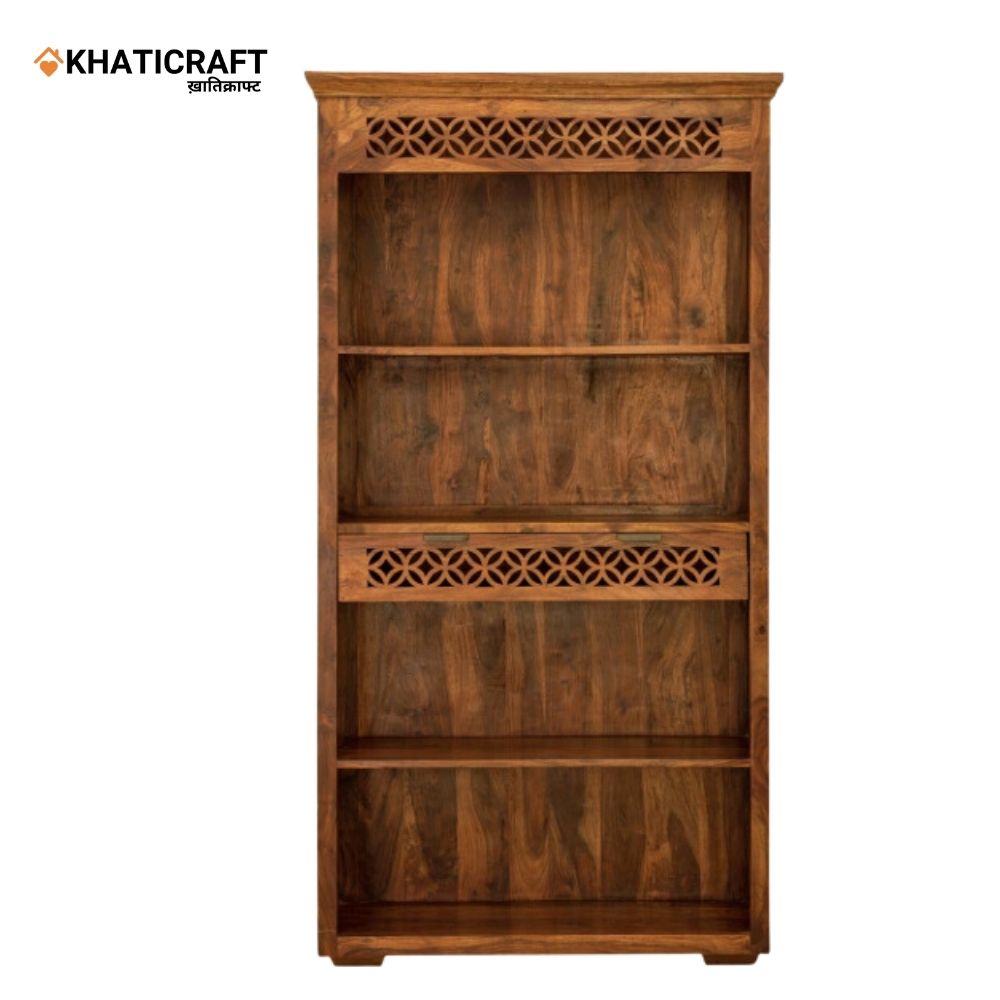 Mira Solid Wood Sheesham Bookshelf