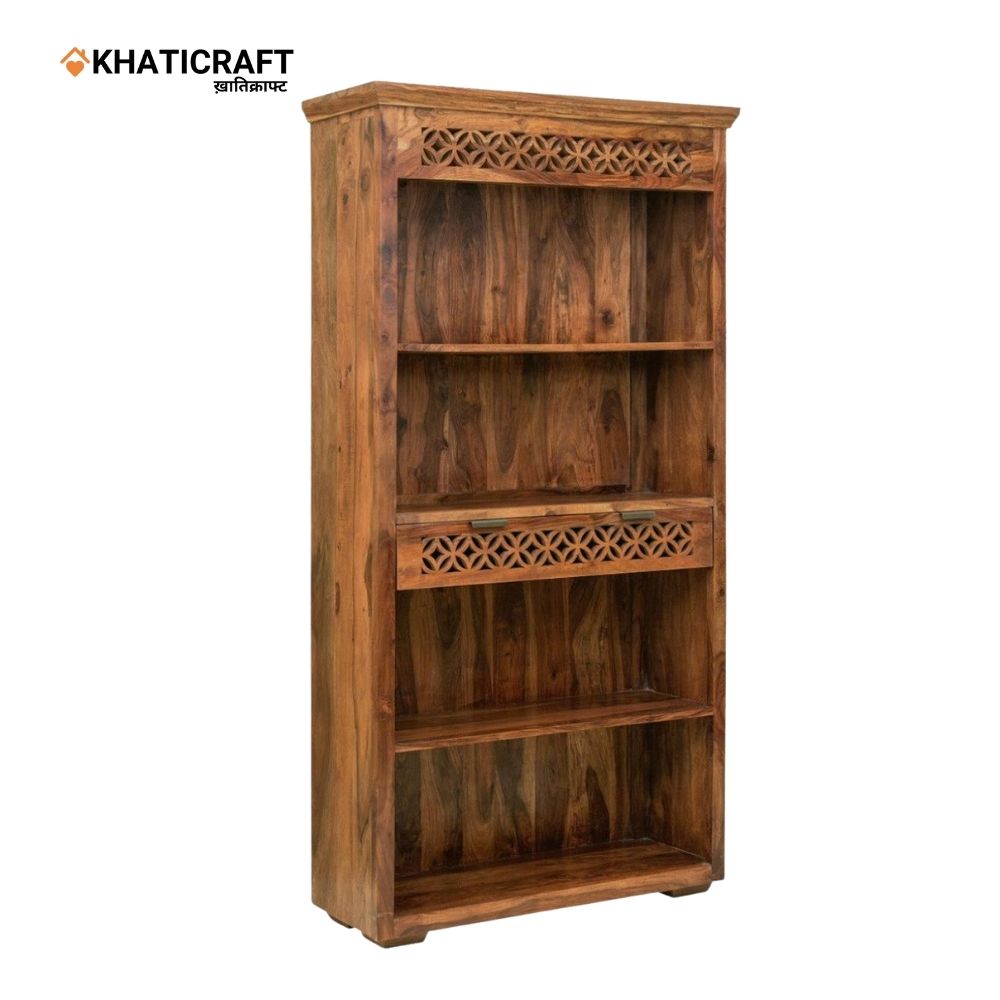 Mira Solid Wood Sheesham Bookshelf