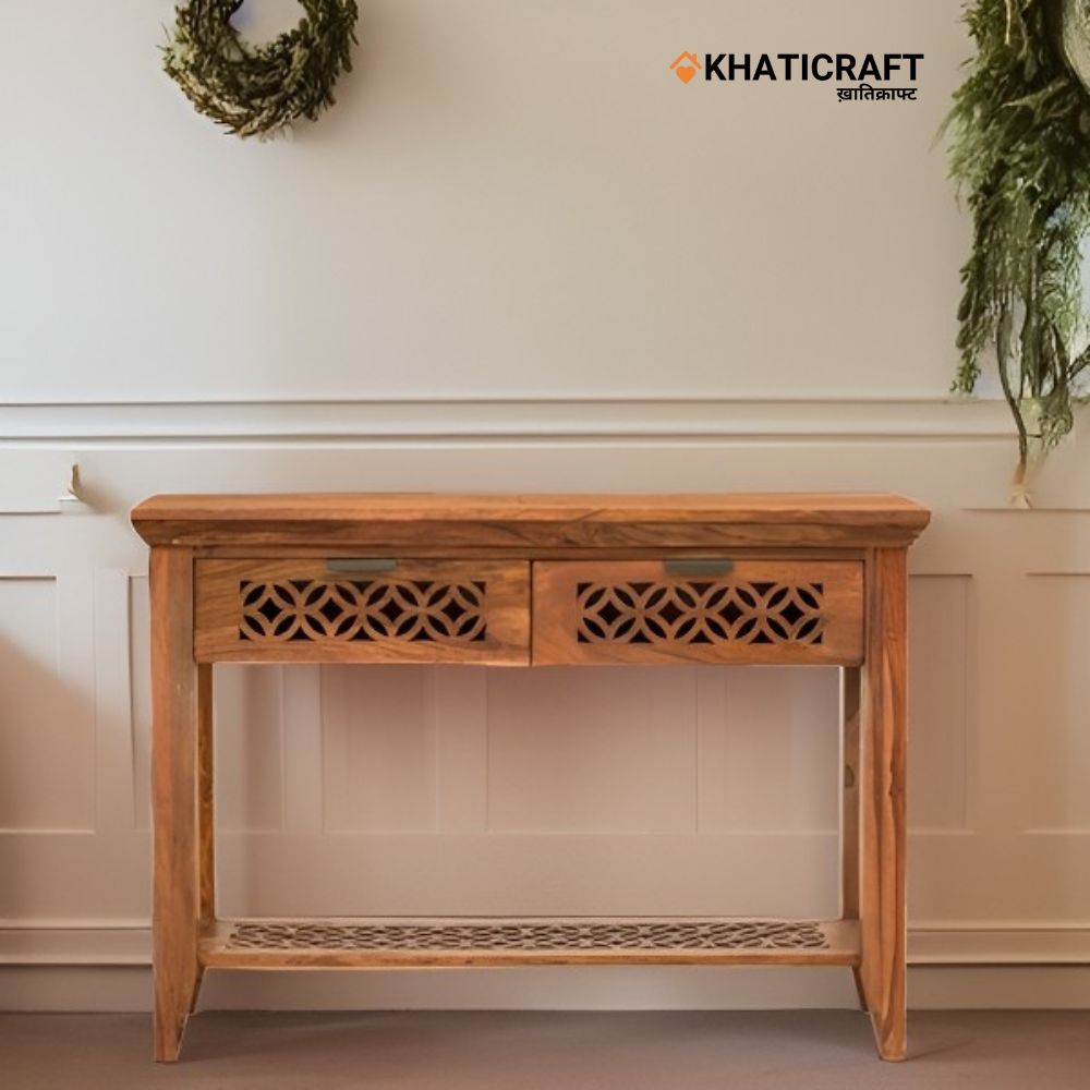 Mira Solid Wood Sheesham Console Table