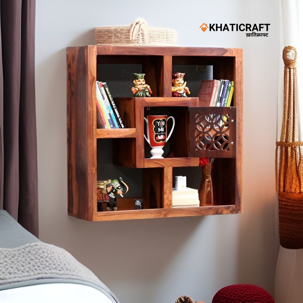 Mira Solid Wood Sheesham Wallshelf