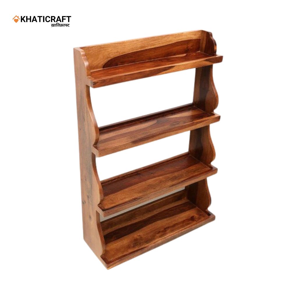 Rami Solid Wood Sheesham Wallshelf