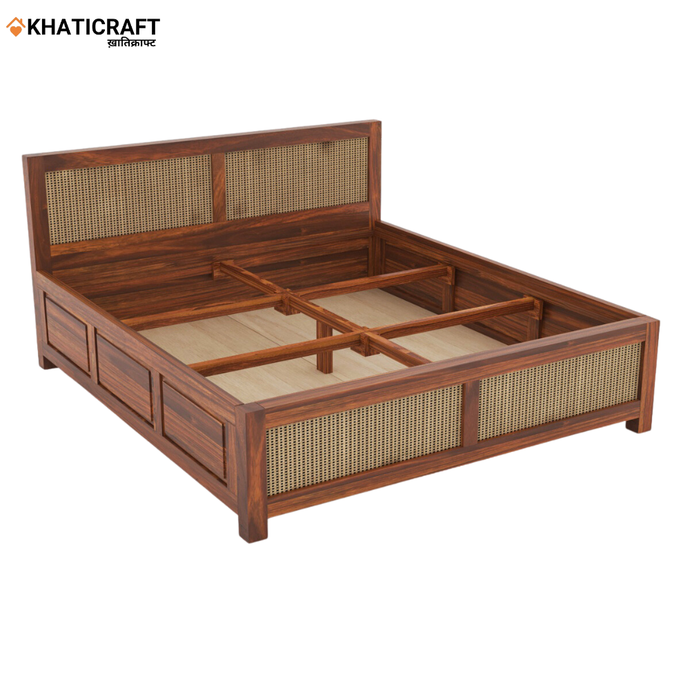 Rukm Solid Wood Sheesham Bed