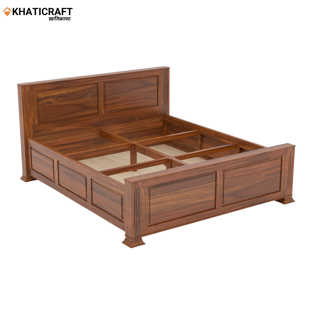 Viraj Solid Wood Sheesham Bed