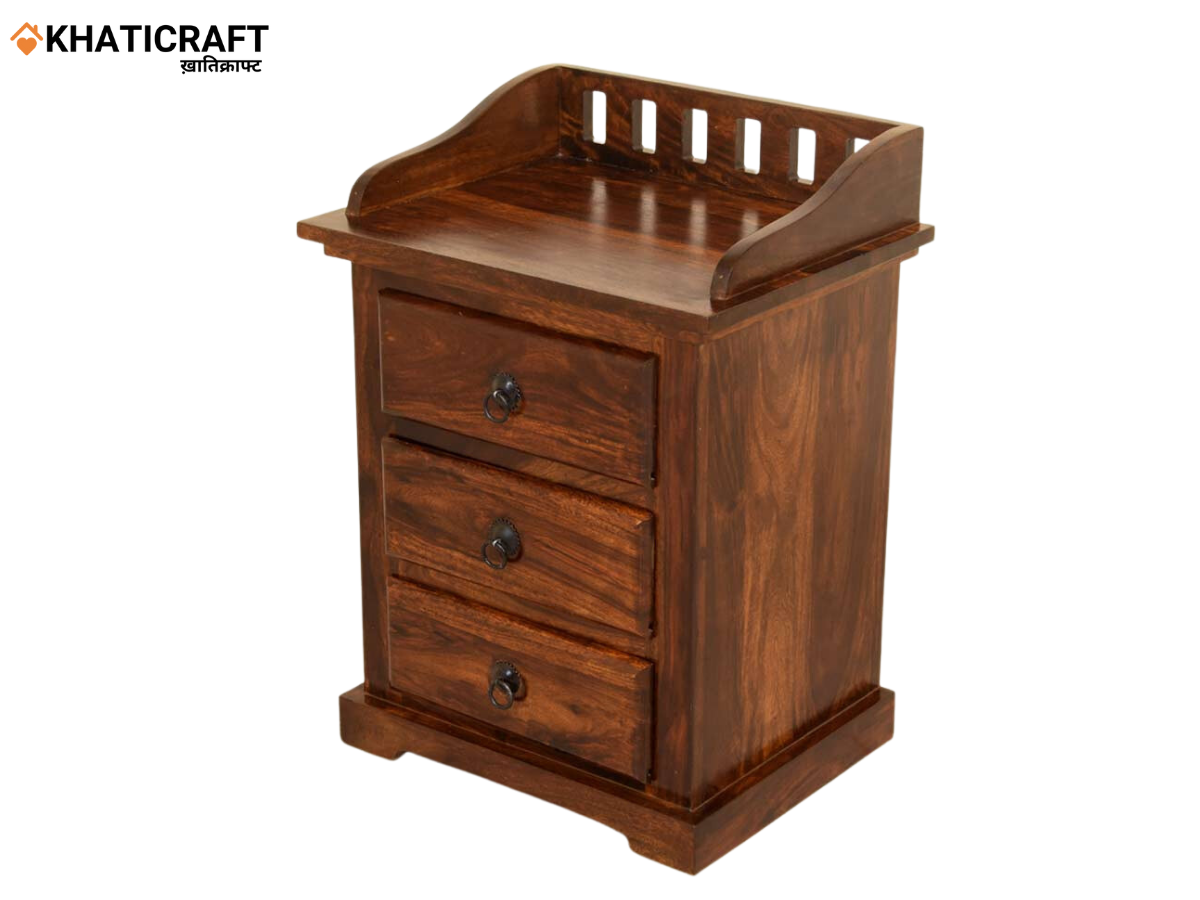 Kuber Solid Wood Sheesham Bedside Table