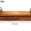 Dhara Single Solid Wood Sheesham Bed