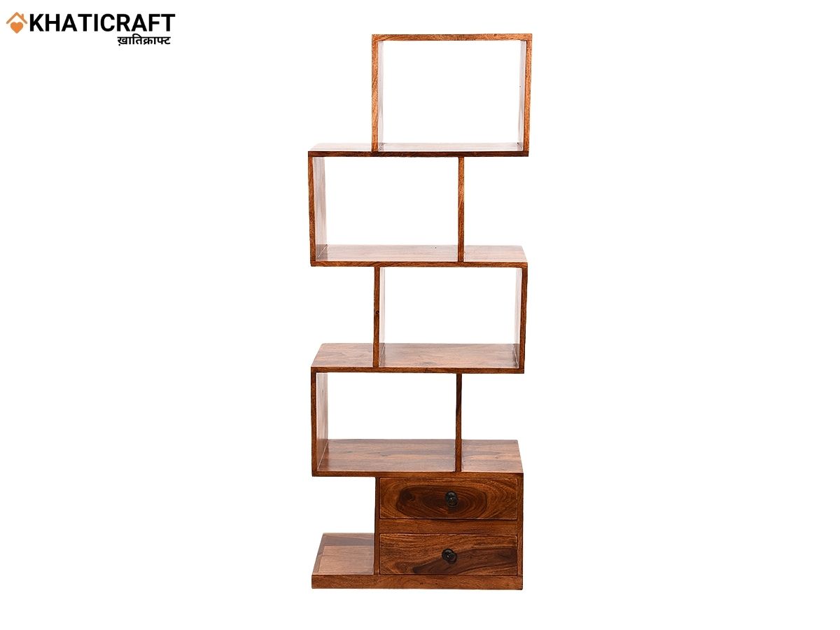 Aira-II Solid Wood Sheesham Bookshelf