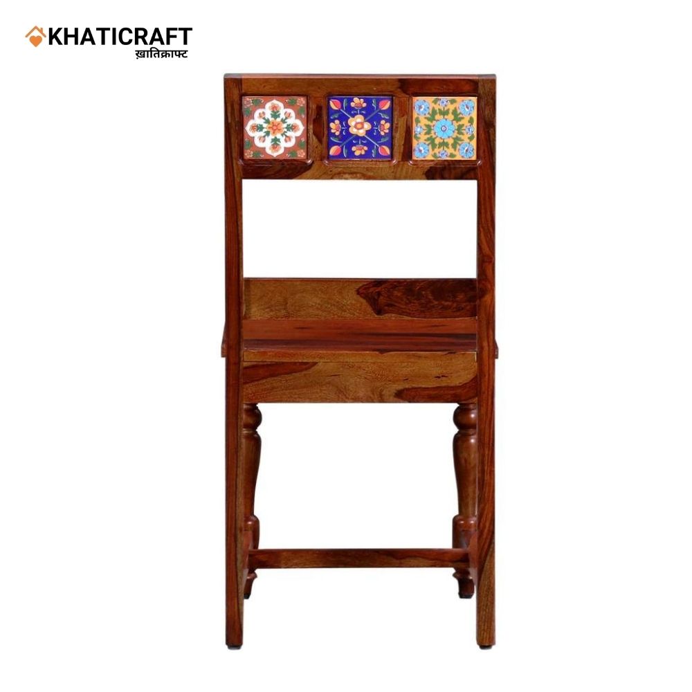 Chitra Solid Wood Sheesham Chair Set (2 Pcs)