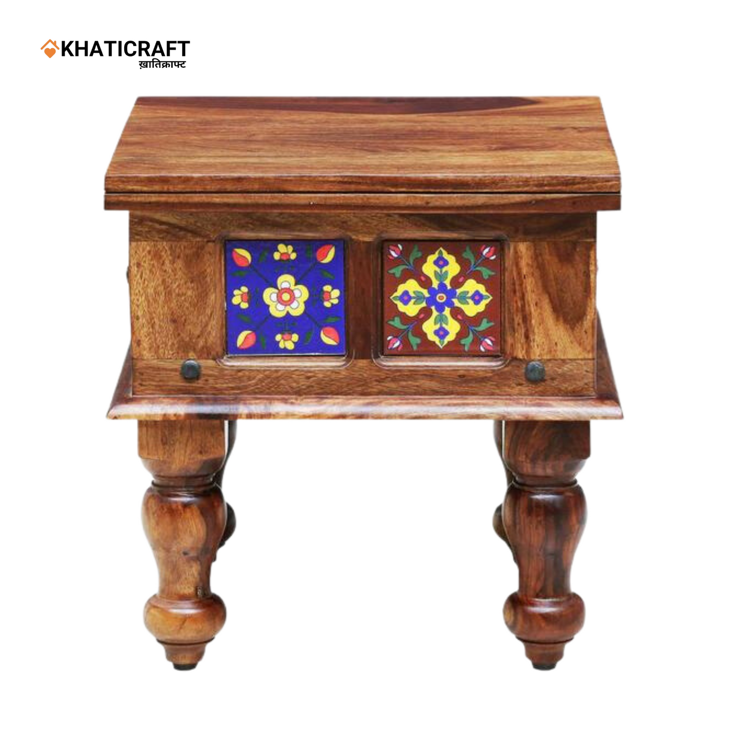 Chitra Solid Wood Sheesham Side End Table