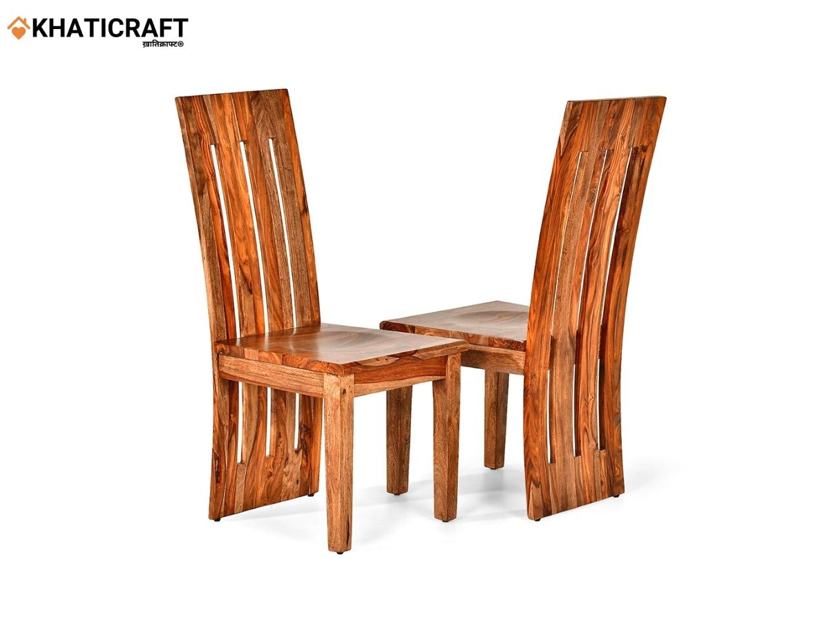 natural wooden dining chairs