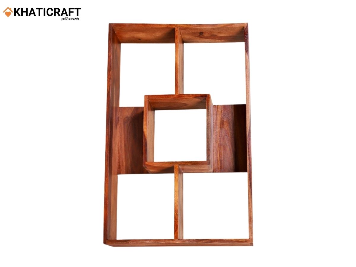 Kavya Solid Wood Sheesham Wallshelf