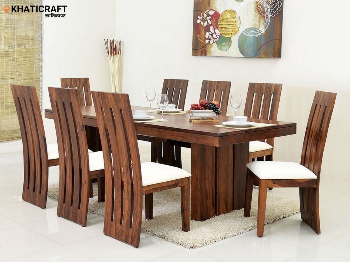 8 seater dining table design