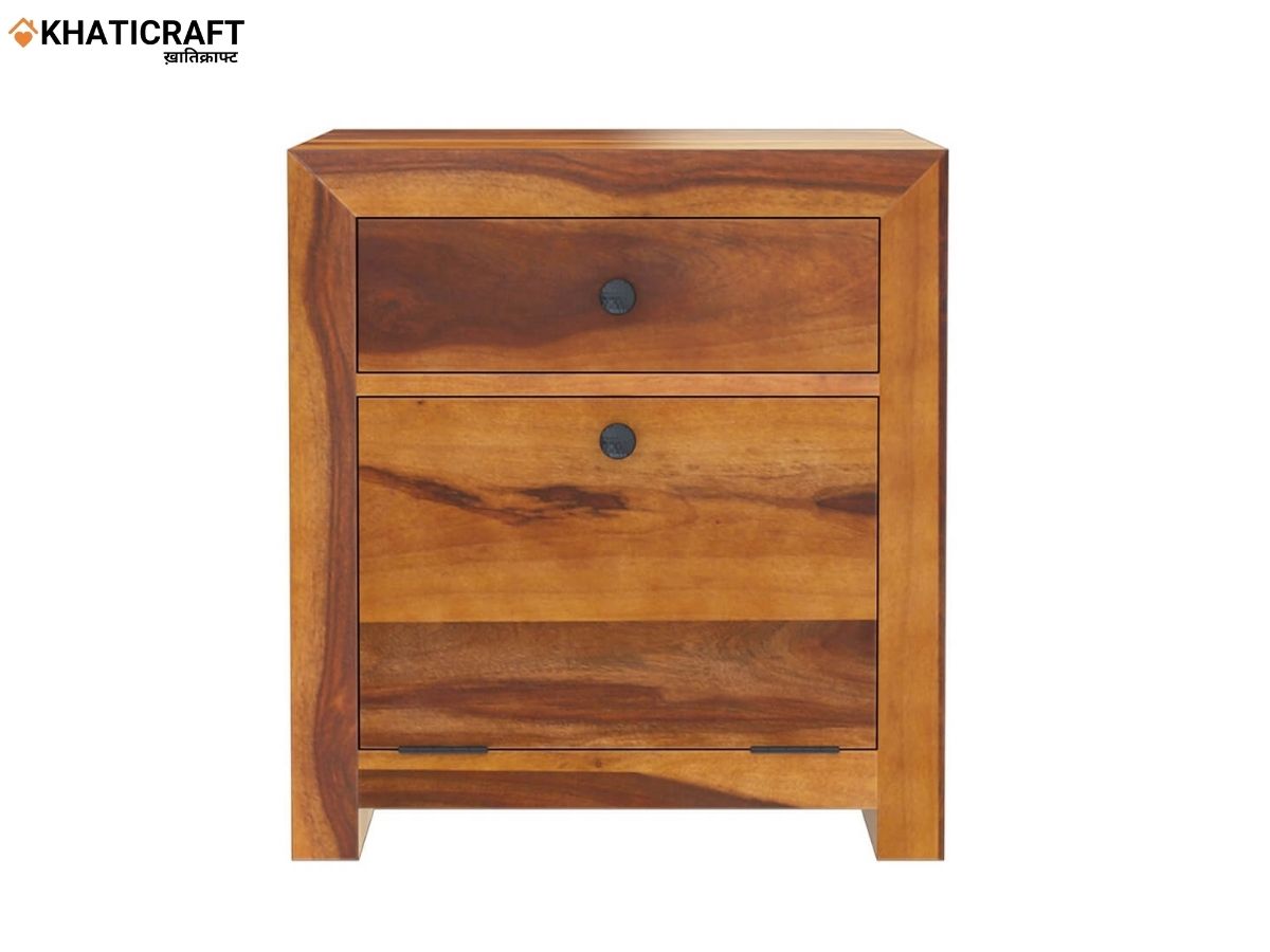 Chavi Solid Wood Sheesham Bedside Table
