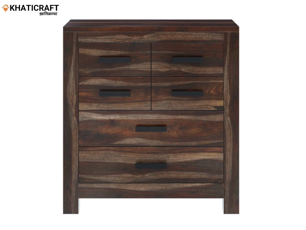 Jiva Solid Wood Sheesham Chest of Drawer