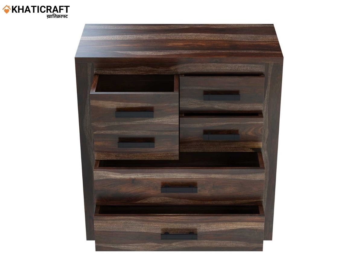 Jiva Solid Wood Sheesham Chest of Drawer