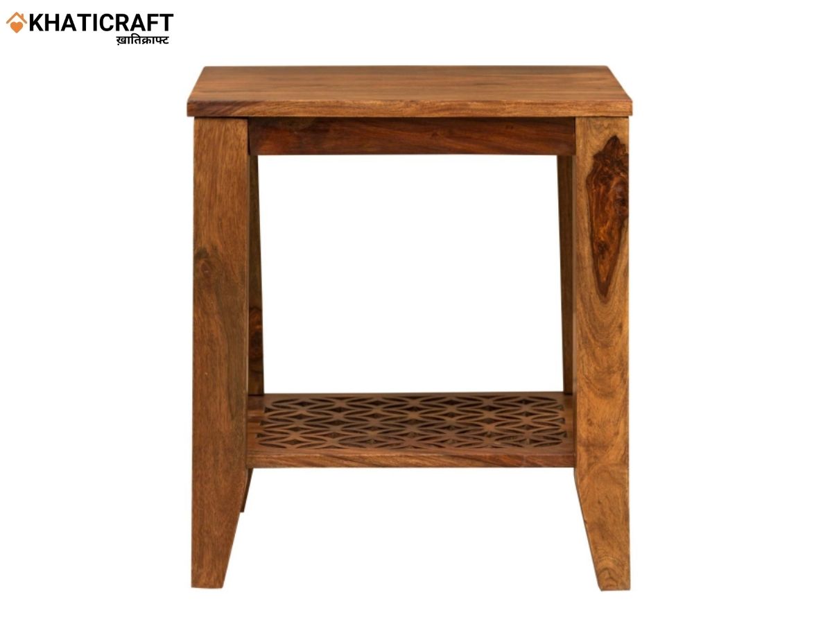 Mira Solid Wood Sheesham Side End Table