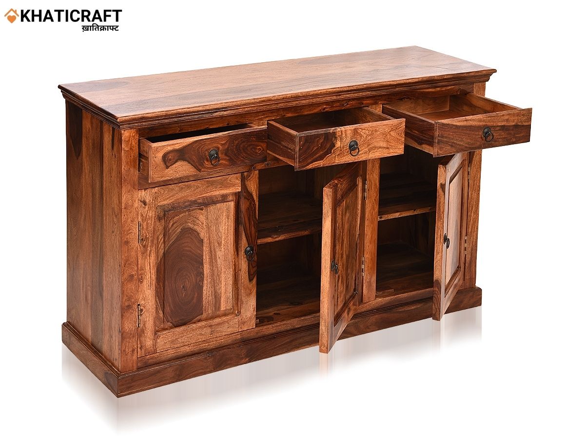 Nitya 5 Feet Solid Wood Sheesham Sideboard