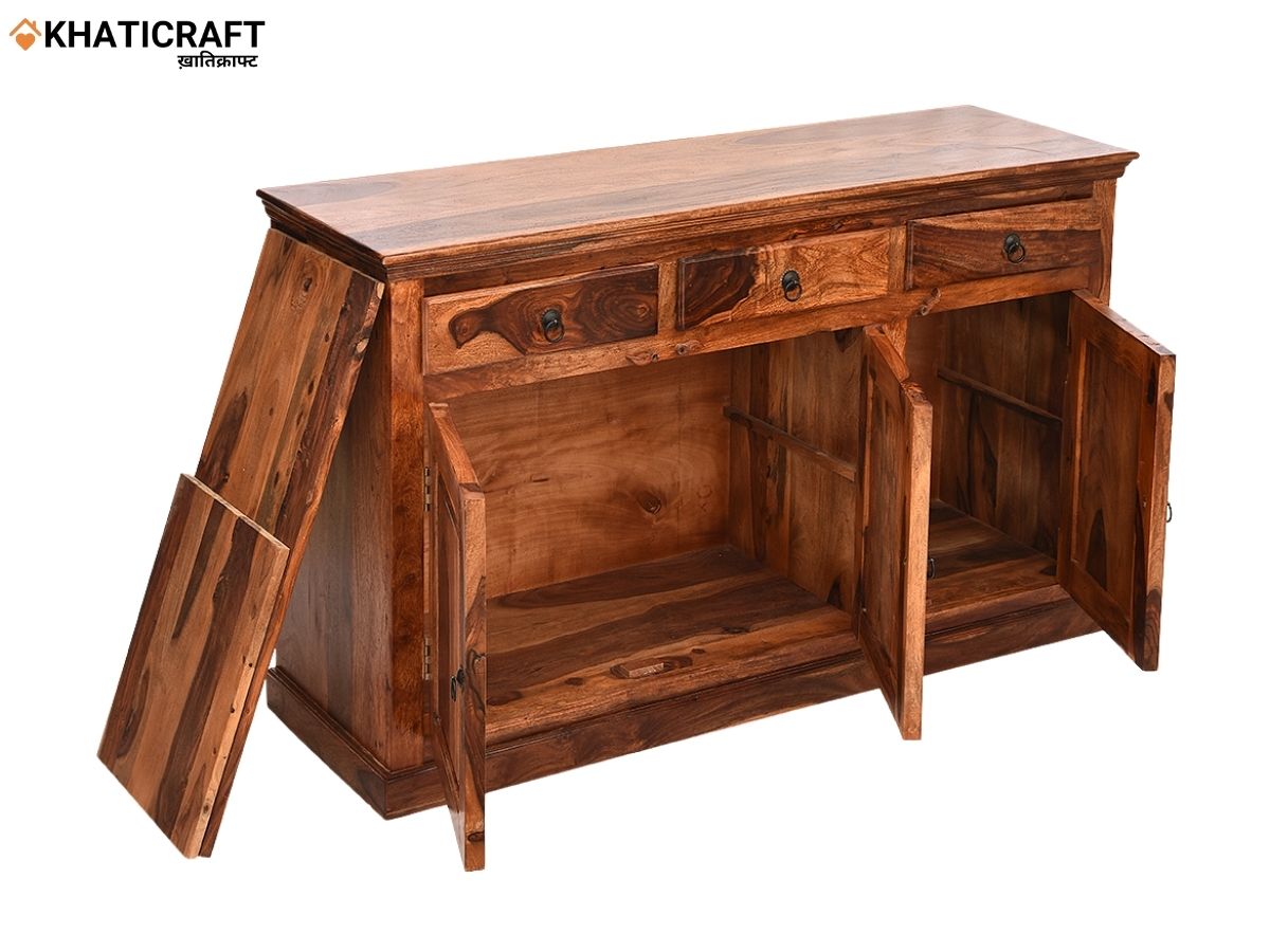 Nitya 5 Feet Solid Wood Sheesham Sideboard