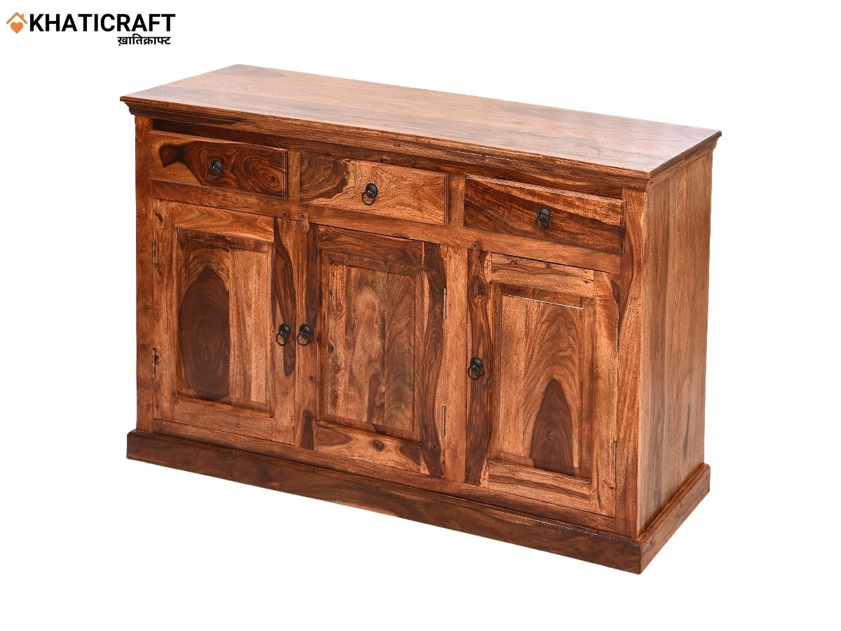 Nitya 5 Feet Solid Wood Sheesham Sideboard