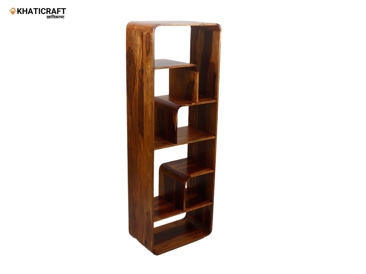 Rami Solid Wood Sheesham Bookshelf