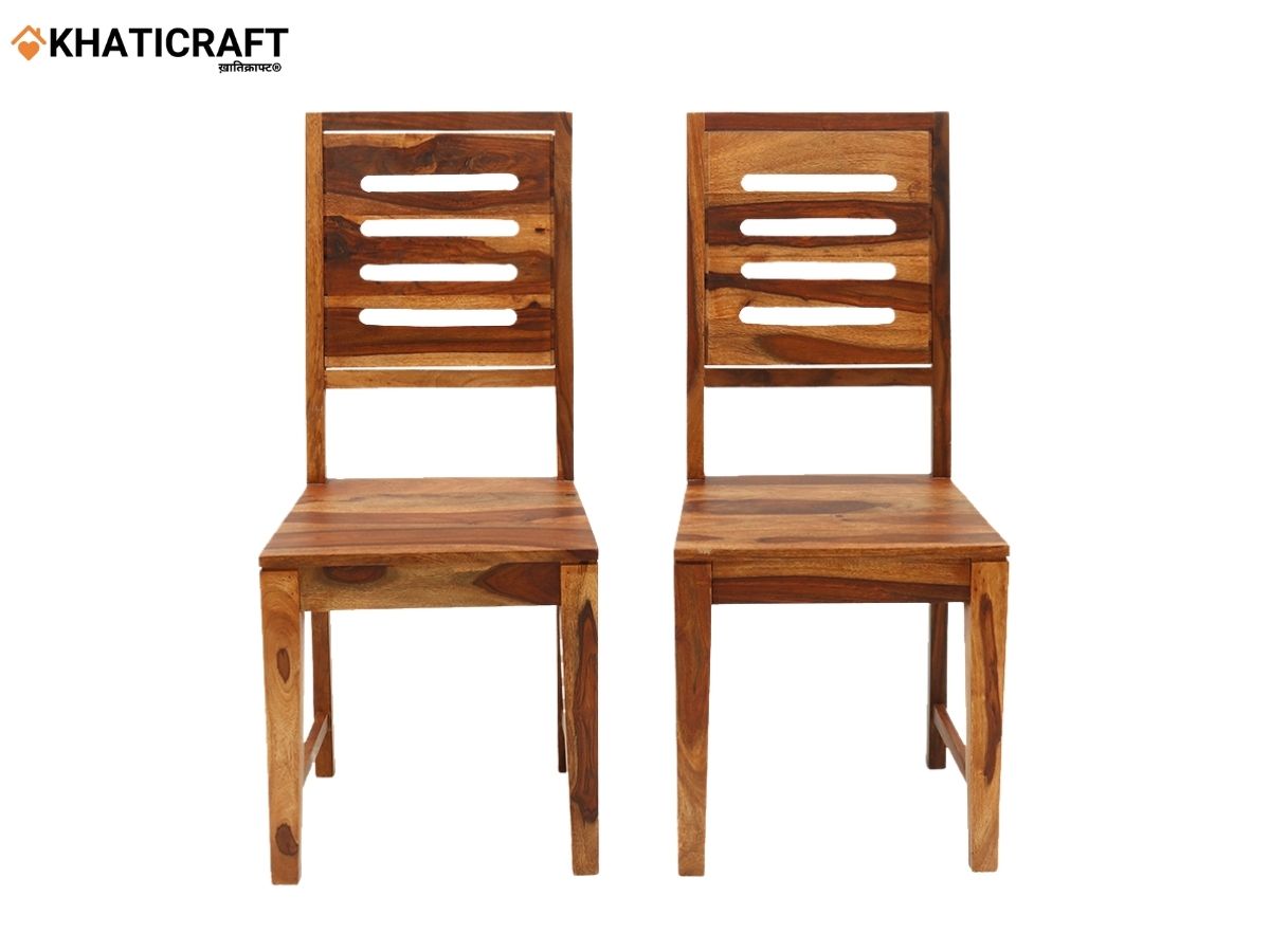 Ulka Solid Wood Sheesham Chair Set