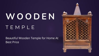 Beautiful Wooden Temple for Home At Best Price @ Khaticraft