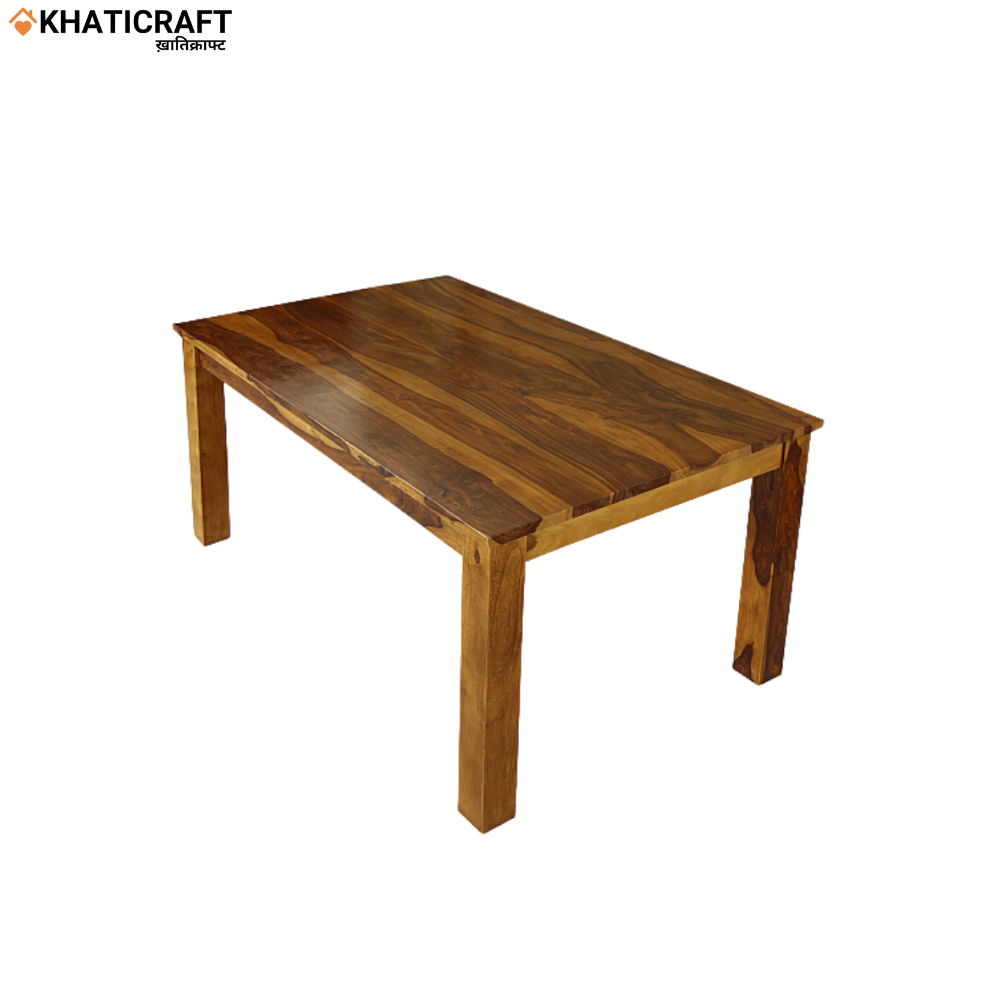 Hina Ulka Solid Wood Sheesham 6 Seater  Dining Set with Bench
