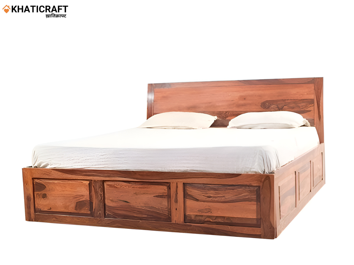 Rami Solid Wood Sheesham Bed