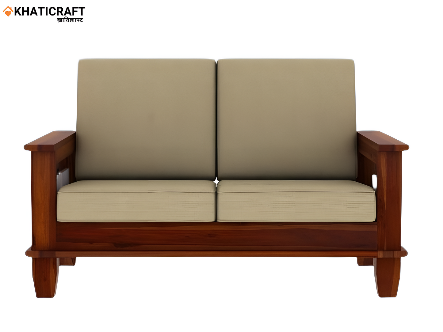 Hansa Solid Wood Sheesham 5 Seater Sofa