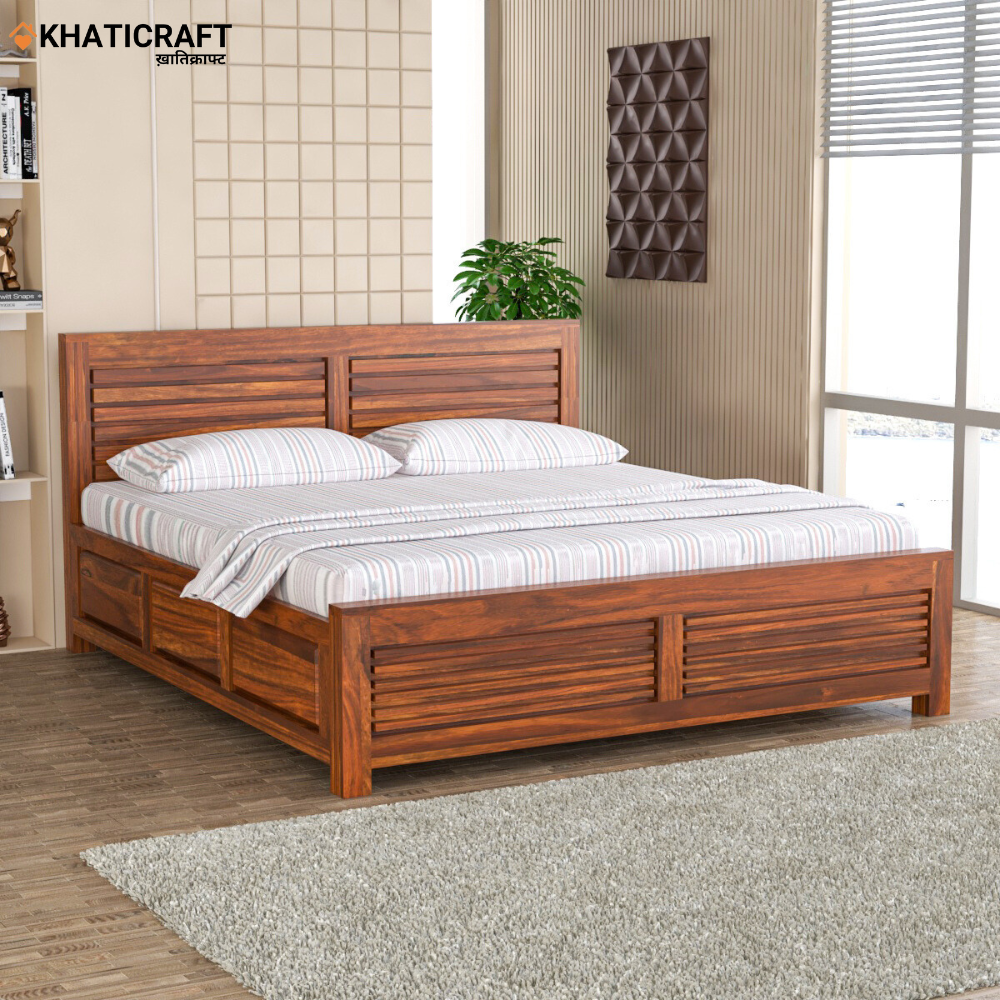 Solid Wood Sheesham Bed