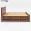 Nitya Solid Wood Sheesham Bed