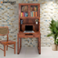 Arya-1 Solid Wood Sheesham Study Table With Mount Bookshelf