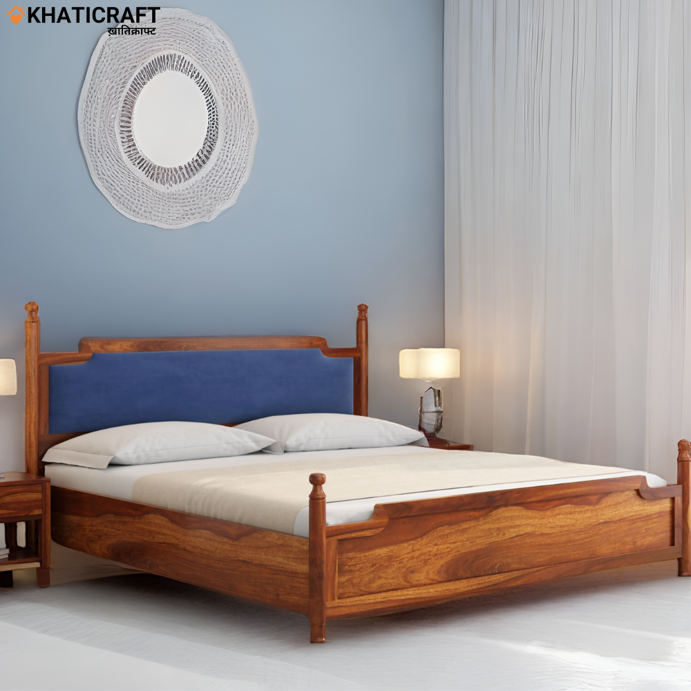 Kunj Solid Wood Sheesham Bed