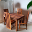 Rami Hana Solid Wood Sheesham 4 Seater Dining Set