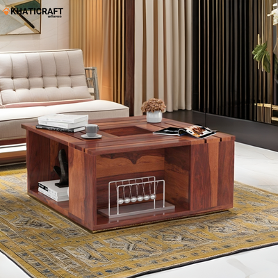 Arya Solid Wood Sheesham Coffee Table