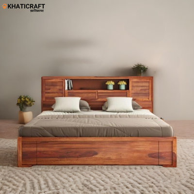 Arya Solid Wood Sheesham Bed