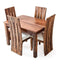 Hina Hana Solid Wood Sheesham 4 Seater Dining Set