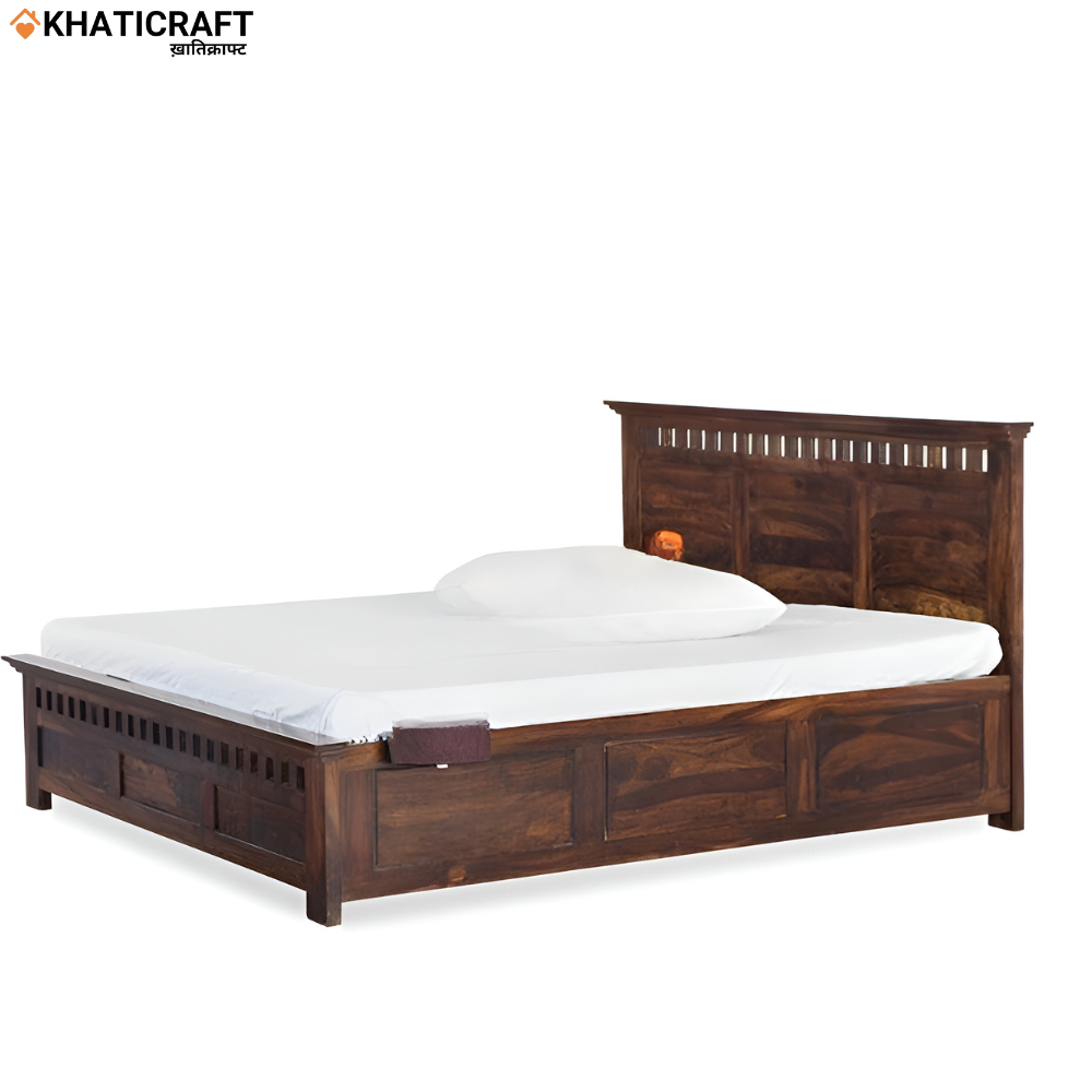 Kuber Solid Wood Sheesham Bed