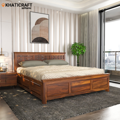 Mira Solid Wood Sheesham Bed