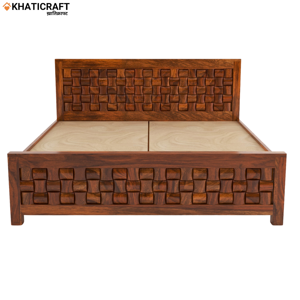 Niwar Solid Wood Sheesham Bed