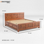 Giri Solid Wood Sheesham Bed