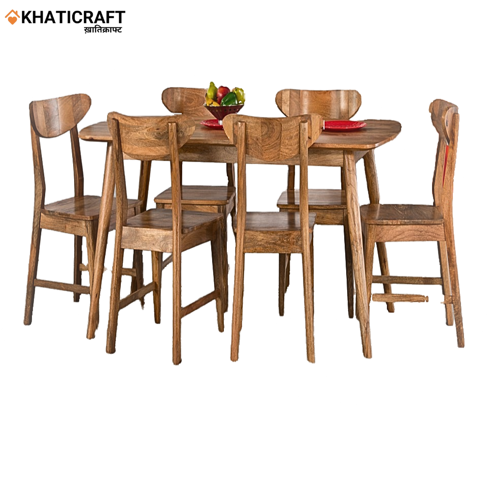 Kian Solid Wood Sheesham 6 Seater Dining Set