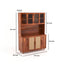 Naira Solid Wood Sheesham Crockery Unit with Rattan