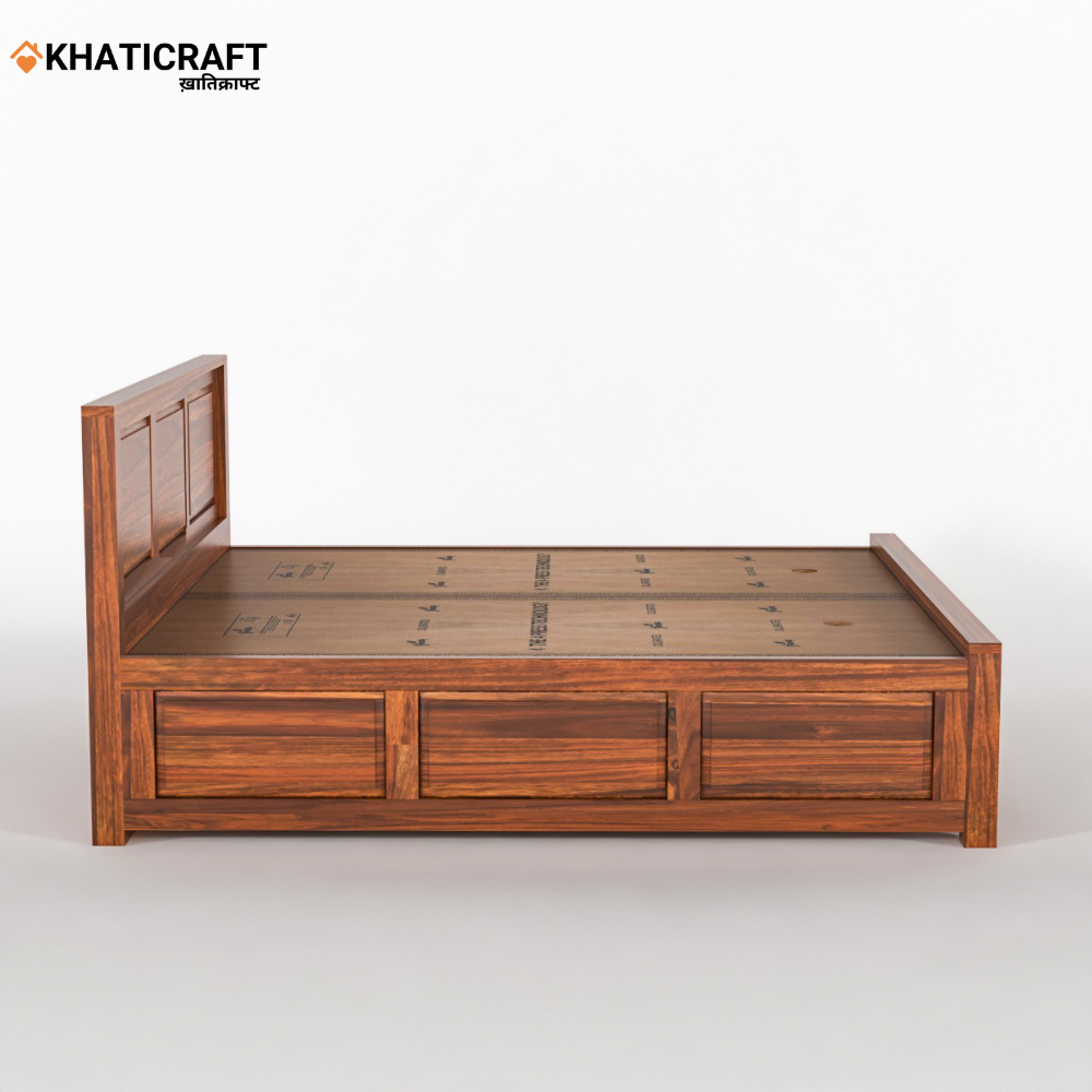 Hina Solid Wood Sheesham Bed