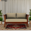 Netra Solid Wood Sheesham 2 Seater Sofa